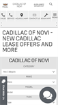 Mobile Screenshot of cadillacofnovi.com